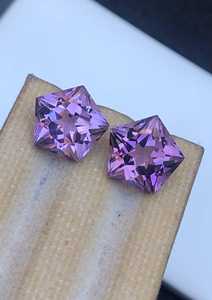 Pierre précieuse naturelle Améthyste, Quartz violet africain taille cerf-volant, pierre brute pour la fabrication de bijoux, bague, pendentif, collier, cristal - Product Image 4