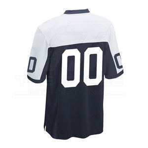 Maillot de football américain personnalisé haut de gamme pour équipes sportives, manches courtes, écologique, respirant, anti-humidité, unisexe - Prix - Product Image 5