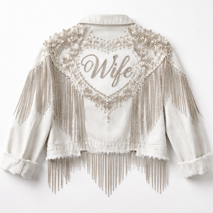 Wholesale Rhinestone <b>Fringe</b> Cape for Custom Orders - OEM Manufacturer of Wedding <b>Jackets</b> & Wraps - Product Image 5