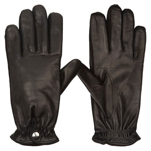 Gants de conduite en cuir véritable marron de haute qualité pour hommes, vente en gros, hiver, gants personnalisés pour la conduite automobile - Product Image 4