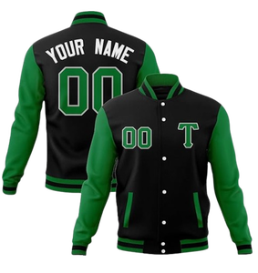Chaqueta Varsity Personalizada con Protección Anti-UV, Logotipo Bordado Personalizado, Tela de Lona, Chaqueta de Invierno para Hombre - Product Image 2