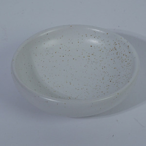 Plato para Salsas de Cerámica Blanca con Diseño Zen Asiático de 7.5x2.5cm para Restaurante, Hotel, Vajilla Japonesa, para Salsa de Soya y Vinagre - Product Image 1