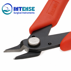 Pince coupante de précision en gros pour usine, en acier à haute teneur en carbone, pour la découpe de fil de bijouterie, avec poignée confortable - Product Image 1