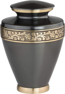 Urnes funéraires décoratives en laiton pour cendres d'adultes, urnes faites à la main pour hommes et femmes, urnes funéraires - Product Image 5