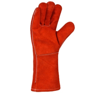 Gants de soudage en cuir de vachette haute performance, résistants à la chaleur, ignifuges et durables pour la protection industrielle et personnelle - Product Image 1