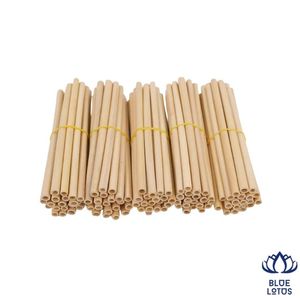 BEST SELLER Pailles en bambou réutilisables hautement recommandées, écologiques, de qualité supérieure, ensemble de pailles à boire, export direct d'usine - Product Image 1