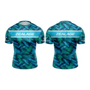 เสื้อรัดกล้ามเนื้อ MMA แบบสั่งทำพิเศษ พิมพ์ลายแบบ Sublimation ป้องกันรังสียูวี 240 กรัมต่อตารางเมตร สำหรับกีฬา Grappling และ BJJ ผลิตในประเทศปากีสถาน - Product Image 1