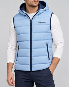 Chaleco Acolchado de Lona Ecológico, Cortavientos y Plegable, Talla Grande, para Mujer, Invierno 2026, Personalizable - Product Image 2