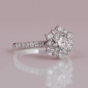 Anillo de diamante cultivado en laboratorio con corte redondo, certificado por IGI, anillo de boda personalizado, proveedor mayorista - Product Image 4