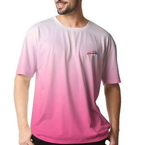 เสื้อยืดโอเวอร์ไซส์พิมพ์โลโก้ตามสั่งขายส่งสำหรับผู้ชาย แขนสั้น สวมใส่สบาย ผ้าฝ้าย 100% ทรงหลวม เสื้อยืดโอเวอร์ไซส์ - Product Image 1