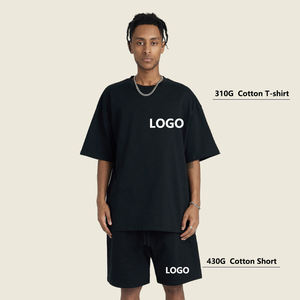 ชุดเซ็ตเสื้อเชิ้ตแขนสั้นติดกระดุมและกางเกงขาสั้นลำลองสำหรับผู้ชายสุดเทรนดี้ เหมาะสำหรับฤดูร้อน - Product Image 3