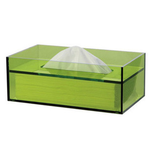 Boîte à mouchoirs en acrylique élégante et porte-serviettes Organisateur de distributeur de mouchoirs polyvalent pour la maison, le bureau, le restaurant et l'hôtel - Product Image 1