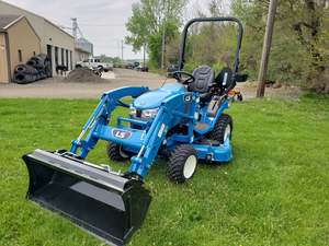 Cortadora de césped EPA LS 2022, mini tractor de 2 tiempos con cargador frontal y retroexcavadora 4x4, maquinaria para cortar césped para jardín y granja, en venta. - Product Image 6