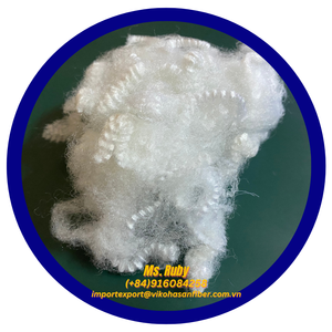 ใยสังเคราะห์คุณภาพสูง 15D HS สีขาว รีไซเคิล ซิลิโคนเคลือบ สำหรับยัดไส้ของเล่น หมอน ผ้านวม เบาะรองนั่ง เฟอร์นิเจอร์ จาก Vikohasan - Product Image 4