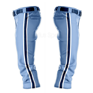 Pantalons de baseball personnalisés pour jeunes, combinaison rouge et noir, vêtements de sport, longueur intégrale, pantalons de baseball pour équipe adulte - Product Image 6