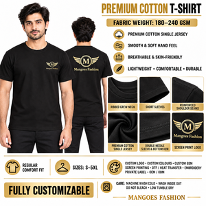 Camiseta Personalizada con Estampado Digital, Poliéster/Algodón, 280 g/m², Lavado Vintage, Estilo Desgastado, Holgada, Informal, Cuello Redondo, Transpirable, para Hombre - Product Image 6