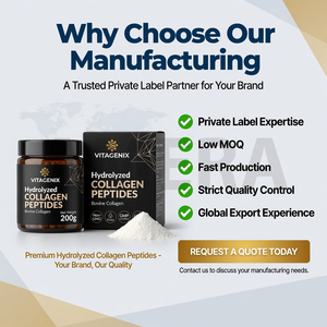 Suplemento dietético de calidad superior inodoro e insípido 100% polvo de colágeno de resplandor de piel pura para compra a granel - Product Image 2