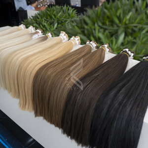 Cheveux vietnamiens bruts brun moyen 30 pouces Extensions de cheveux afro humains pour les salons - Product Image 3