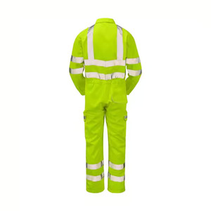 Combinaison de travail pour homme en polyester, ignifuge, coupe-vent, haute qualité, avec bandes réfléchissantes, pour mécaniciens - Product Image 2