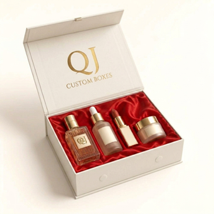 Boîte cadeau magnétique de luxe personnalisée QJ avec logo, boîte cadeau en papier magnétique de luxe personnalisée, vente en gros - Product Image 3