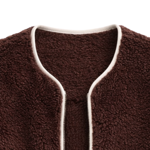 Gilet en polaire pour femme, sans manches, léger, fermeture éclair sur le devant, doux, chaud, écologique, coupe-vent, respirant, décontracté, vêtement d'extérieur pour l'automne - Product Image 6