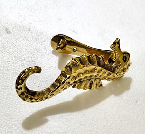 Herrajes decorativos para puerta de caballito de mar, de latón - Product Image 5