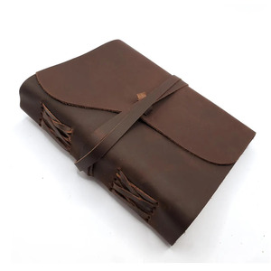Vintage Leather Hummingbird <b>Journal</b> with Handmade Paper - Product Image 3