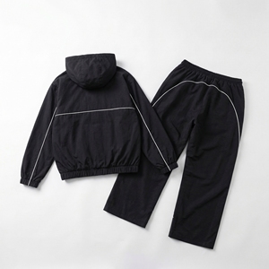 ชุดวอร์มมีฮู้ดแบบสั่งทำ |   ชุดวอร์มกีฬาแบบกันลม |   ผู้ผลิตเสื้อผ้ากีฬาแบบ OEM สำหรับแบรนด์ส่วนตัว - Product Image 2