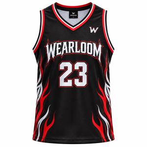 ชุดกีฬาบาสเก็ตบอล WEARLOOM แบบกำหนดเอง เสื้อและกางเกงขาสั้น ชุดทีม แห้งเร็ว - Product Image 5