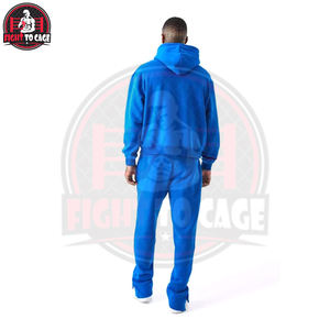 Nuevos Conjuntos Deportivos Casuales con Capucha Personalizados, Pantalones Acampanados con Bolsillos Laterales, Transpirables, Ecológicos, Ligeros, de la Más Alta Calidad - Product Image 2