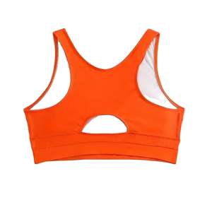 Soutien-gorge de sport dos en V Naked Beauty, long, sexy, respirant, en nylon léger, sans coutures, pour la gym, le yoga et le fitness - Product Image 3