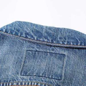 High Quality Breathable Men's <b>Winter</b> Denim <b>Jacket</b> <b>Waterproof</b> Hip Hop Style Zipper Front Button Customizable Letter V-neck <b>Jacket</b> - Product Image 5