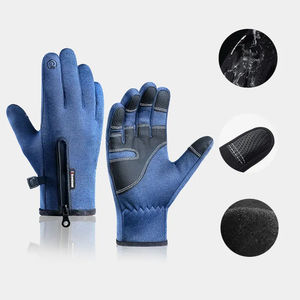 Guantes Deportivos Personalizados para Hombre y Mujer, con Pantalla Táctil, Impermeables, Transpirables, de Medio Dedo, para Invierno, Ciclismo en Carretera - Product Image 3