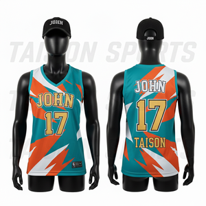 Maillot de basket-ball pour femmes, 160 GSM, maille polyester respirante, bleu marine, blanc, or, panneau éclair, sublimation, logo d'équipe personnalisé - Product Image 3
