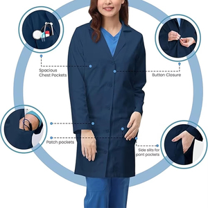 Uniformes Médicos Personalizados al por Mayor para Hombre, Uniformes Quirúrgicos Suaves, Bata de Laboratorio para Médico y Traje de Enfermería, Uniformes Médicos para Hombre - Product Image 6