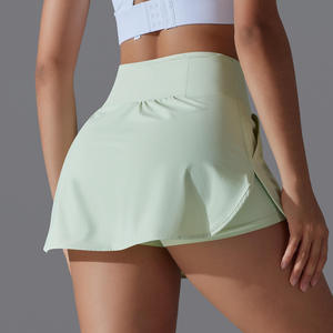2026 Luxury Breathable Active Wear for Women Custom Logo Tennis Dress Short <b>Skirt</b> Strapless Spandex/Cotton OEM - Product Image 5