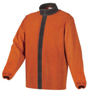 Good Quality Men Wear Welding Jacket Safety Clothing Anti-Slip Heavy Duty Leather Welding Safety Jacket - Product Image 4