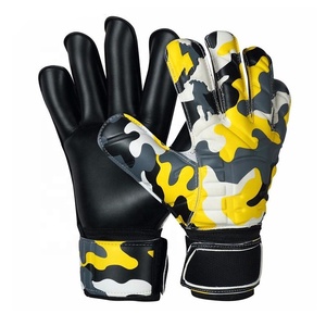 Wholesale High Quality Goalkeeping <b>Gloves</b> Front Palm 4mm German <b>Latex</b> Backhand Silicon Inject Negative Cut Custom Made Design - Product Image 6