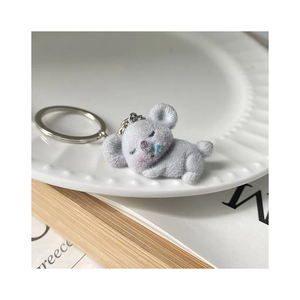 <b>Cute</b> 3D Cartoon Koala Plush Keychain Soft Faux Fur Animal Toy For Kids And Girls - Product Image 1