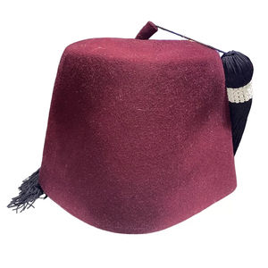 Sombrero Fez Shriners con Estuche, Adornado con Pedrería, Sombrero Masónico de Alta Calidad, Personalizado, Más Vendido, Servicio OEM - Product Image 5