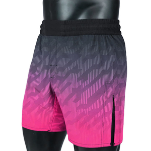 กางเกง MMA ผ้าสแปนเด็กซ์โพลีเอสเตอร์น้ำหนักเบาสำหรับผู้ชาย สวมใส่สบาย เหมาะสำหรับการแข่งขันต่อสู้ พร้อมโลโก้ - Product Image 1