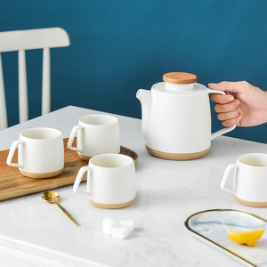 Elegant Porcelain <b>Tea</b> <b>Set</b> With Gold Rim Design Premium <b>Tea</b> Cups Stylish Teapot Serving Tray Sugar Pot Milk Jug Luxury <b>Tea</b> <b>Set</b> - Product Image 1