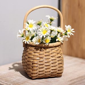 <b>Cheap</b> price- Rattan <b>Basket</b> Wholesale <b>Basket</b> - Rattan handicraft <b>Baskets</b> Export From Vietnam Free Tax to EU USA - Product Image 5