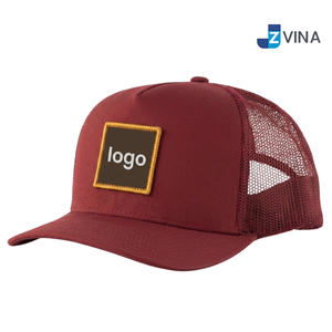 Casquette de camionneur personnalisée avec logo, patch logo, dos en mesh, réglable, unisexe, décontractée - Product Image 1