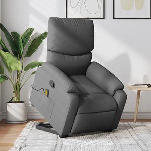 Sillón Reclinable de Masaje Gris Oscuro - Product Image 1