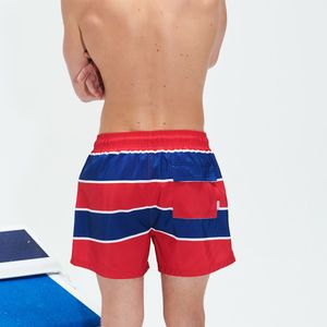 <b>Men's</b> Red Blue Striped Drawstring Quick Dry Beach Shorts Swim <b>Trunks</b> <b>Men</b>’s Quick-Dry Swim Shorts Wholesale OEM Factory Supplier - Product Image 3