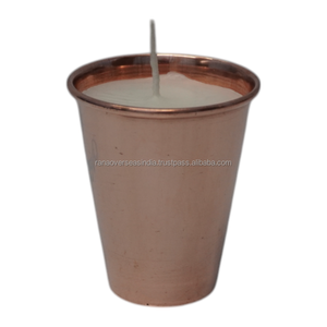 La vela perfumada de tarro de cobre Premium mejor valorada crea un ambiente relajante con aromaterapia y opciones de regalo elegantes - Product Image 4