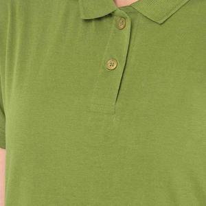 Camiseta de Manga Corta para Mujer, Tejida en Algodón, Transpirable, Ecológica, de Secado Rápido, Antiarrugas, Color Sólido, la Más Vendida del 2026 - Product Image 6