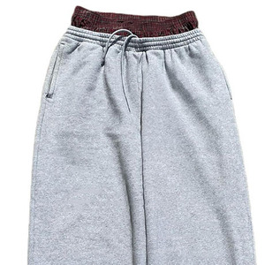 <b>Wholesale</b> Acid Wash Jogger Flare Men's Pants Washed Streetwear Polyester/Cotton Wide Leg <b>Flared</b> <b>Sweatpants</b> Casual Style OEM - Product Image 2
