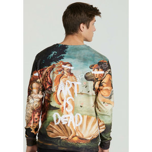 Nouveautés - Vêtements de sport d'hiver pour hommes - Sweat-shirt à col rond à manches longues - Impression personnalisée du logo - Polaire 100% polyester - Product Image 4